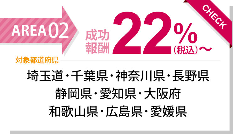 成功報酬22%